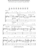 Rock And Roll Ain't Noise Pollution - Guitar TAB