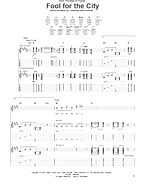 Fool For The City - Guitar TAB