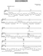 December - Piano/Vocal/Guitar