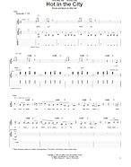 Hot In The City - Guitar TAB