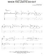 When The Lights Go Out - Guitar TAB