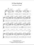I'd Give You Anything - Guitar TAB