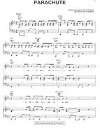 Parachute - Piano/Vocal/Guitar