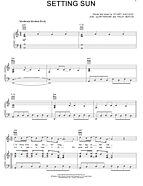 Setting Sun - Piano/Vocal/Guitar