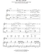 MY KZ, UR BF - Piano/Vocal/Guitar