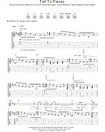 Fall To Pieces - Guitar TAB
