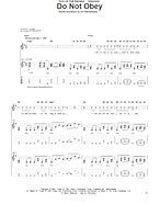 Do Not Obey - Guitar TAB