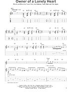 Owner Of A Lonely Heart - Guitar Tab Play-Along