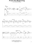 From The Beginning - Guitar Tab Play-Along