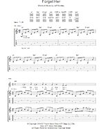 Forget Her - Guitar TAB