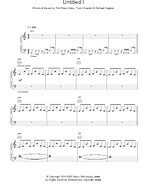 Untitled I - Piano/Vocal/Guitar