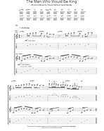 The Man Who Would Be King - Guitar TAB