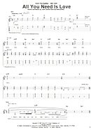 All You Need Is Love - Guitar TAB