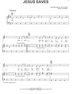 Jesus Saves - Piano/Vocal/Guitar