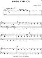 Pride And Joy - Piano/Vocal/Guitar