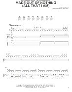 Made Out Of Nothing (All That I Am) - Guitar TAB