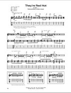 They're Red Hot - Guitar TAB