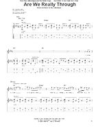Are We Really Through - Guitar TAB