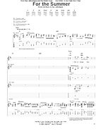 For The Summer - Guitar TAB