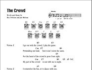 The Crowd - Guitar Chords/Lyrics
