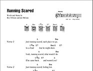 Running Scared - Guitar Chords/Lyrics