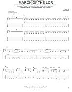 March Of The Lor - Guitar TAB