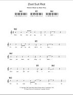 Zoot Suit Riot - Piano Chords/Lyrics