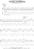 Thistle And Weeds - Guitar TAB