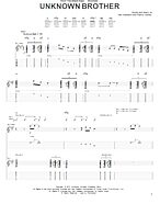 Unknown Brother - Guitar TAB