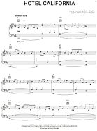 Hotel California - Piano/Vocal/Guitar