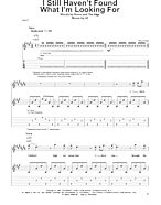 I Still Haven't Found What I'm Looking For - Guitar Tab Play-Along