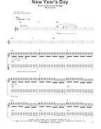 New Year's Day - Guitar Tab Play-Along