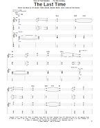 The Last Time - Guitar TAB