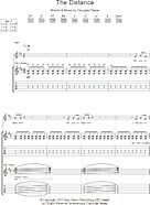 The Distance - Guitar TAB