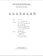 Till The End Of The Day - Guitar Chords/Lyrics