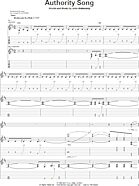 Authority Song - Guitar TAB