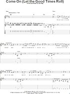 Come On (Part 1) - Guitar TAB