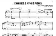 Chinese Whispers - Piano/Vocal/Guitar