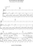 Summerlove Sensation - Piano/Vocal/Guitar