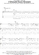I Should Have Known - Guitar TAB