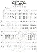 Suck It And See - Guitar TAB