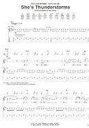 She's Thunderstorms - Guitar TAB