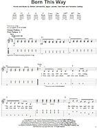 Born This Way - Easy Guitar with TAB