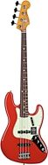 Fender Vintera II '60s Jazz Electric Bass, Rosewood Fingerboard (with Gig Bag), Fiesta Red