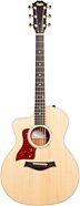 Taylor 214ce Koa Deluxe GA Acoustic-Electric Guitar, Left-Handed (with Case)