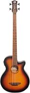 Luna Tribal 34-Inch Scale Acoustic-Electric Bass