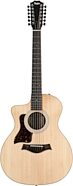 Taylor 254ce Rosewood Grand Auditorium 12-String Acoustic-Electric Guitar, Left-Handed (with Gig Bag))