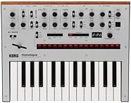 Korg Monologue Analog Keyboard Synthesizer, 25-Key, Silver