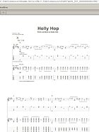 Holly Hop - Guitar TAB