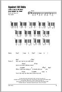 Against All Odds (Take A Look At Me Now) - Piano Chords/Lyrics
